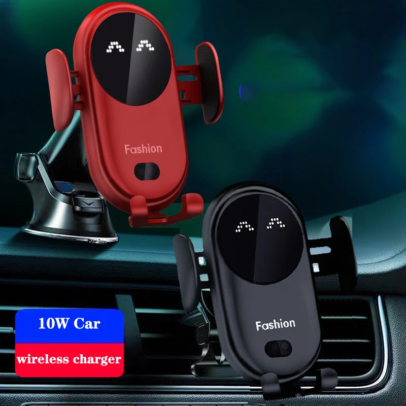Wireless Charger Car Phone Holder Qi Induction Smart Sensor Fast Charging Stand Mount for Samsung S20 Note 20 IPhone 13 12 10W
Wireless Charger Car Phone Holder Qi Induction Smart Sensor Fast Charging Stand Mount for Samsung S20 Note 20 IPhone 13 12 10W