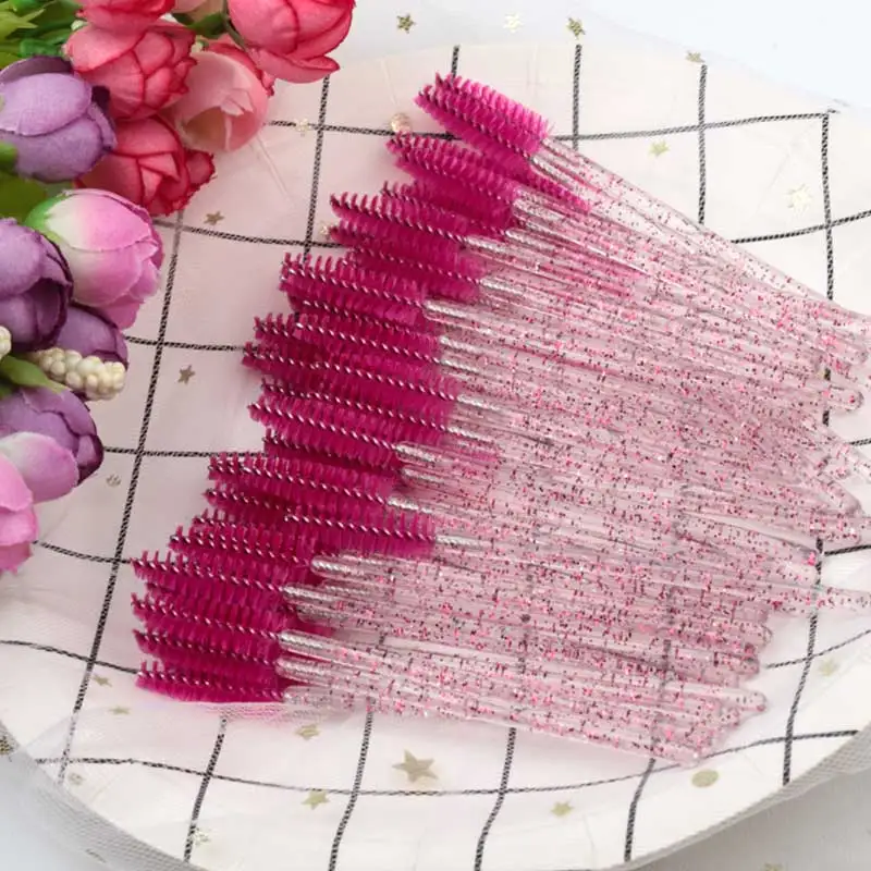 New Disposable 5/50Pcs Crystal Eyelash Makeup Brush Diamond Handle Mascara Wands Eyelash Extension Makeup tool
New Disposable 5/50Pcs Crystal Eyelash Makeup Brush Diamond Handle Mascara Wands Eyelash Extension Makeup tool