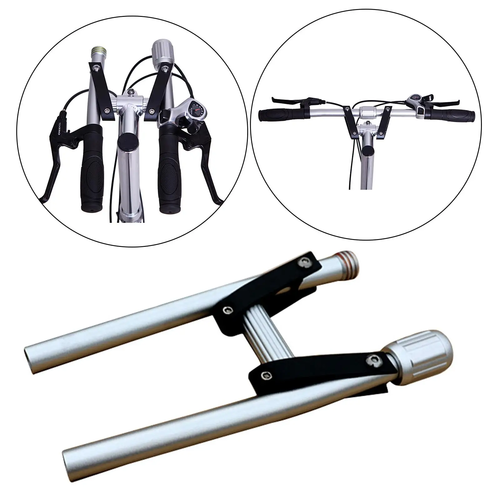 Folding Handlebar High Riser Bar 25.4mm Aluminum Alloy Universal 22.2mm/25.4mm Bike Handle Bars Foldable Bar for Mountain Bikes
Folding Handlebar High Riser Bar 25.4mm Aluminum Alloy Universal 22.2mm/25.4mm Bike Handle Bars Foldable Bar for Mountain Bikes