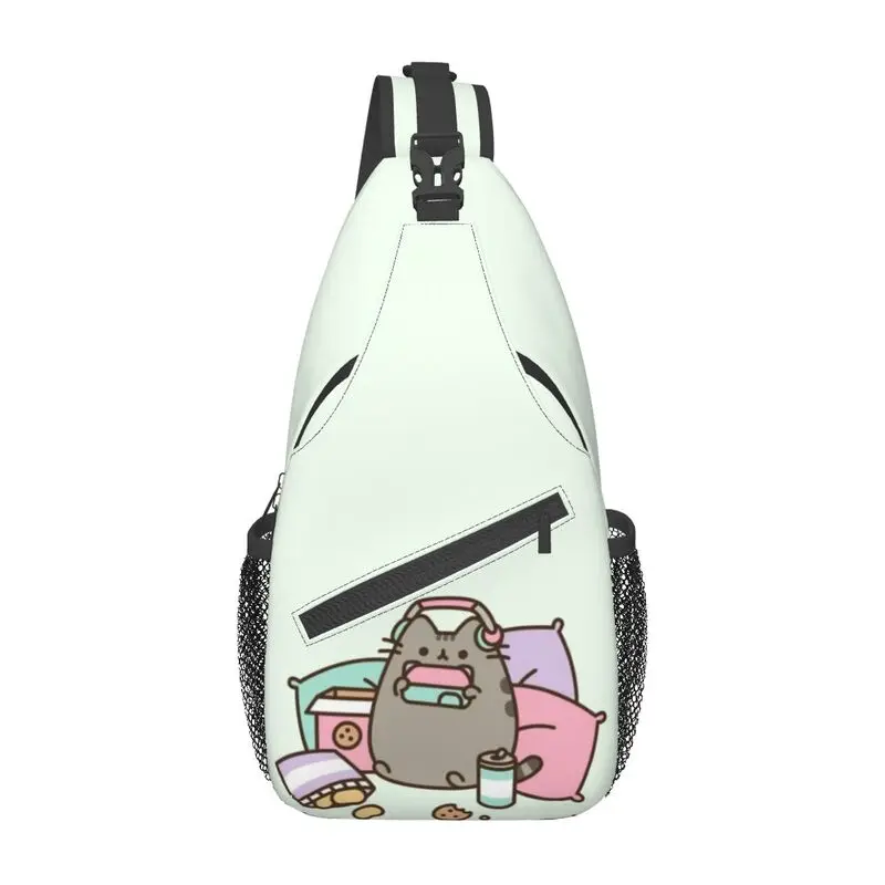 Catroon Pusheens Tabby Cat Crossbody Sling Backpack Men Custom Chest Shoulder Bag for Traveling Daypack
Catroon Pusheens Tabby Cat Crossbody Sling Backpack Men Custom Chest Shoulder Bag for Traveling Daypack