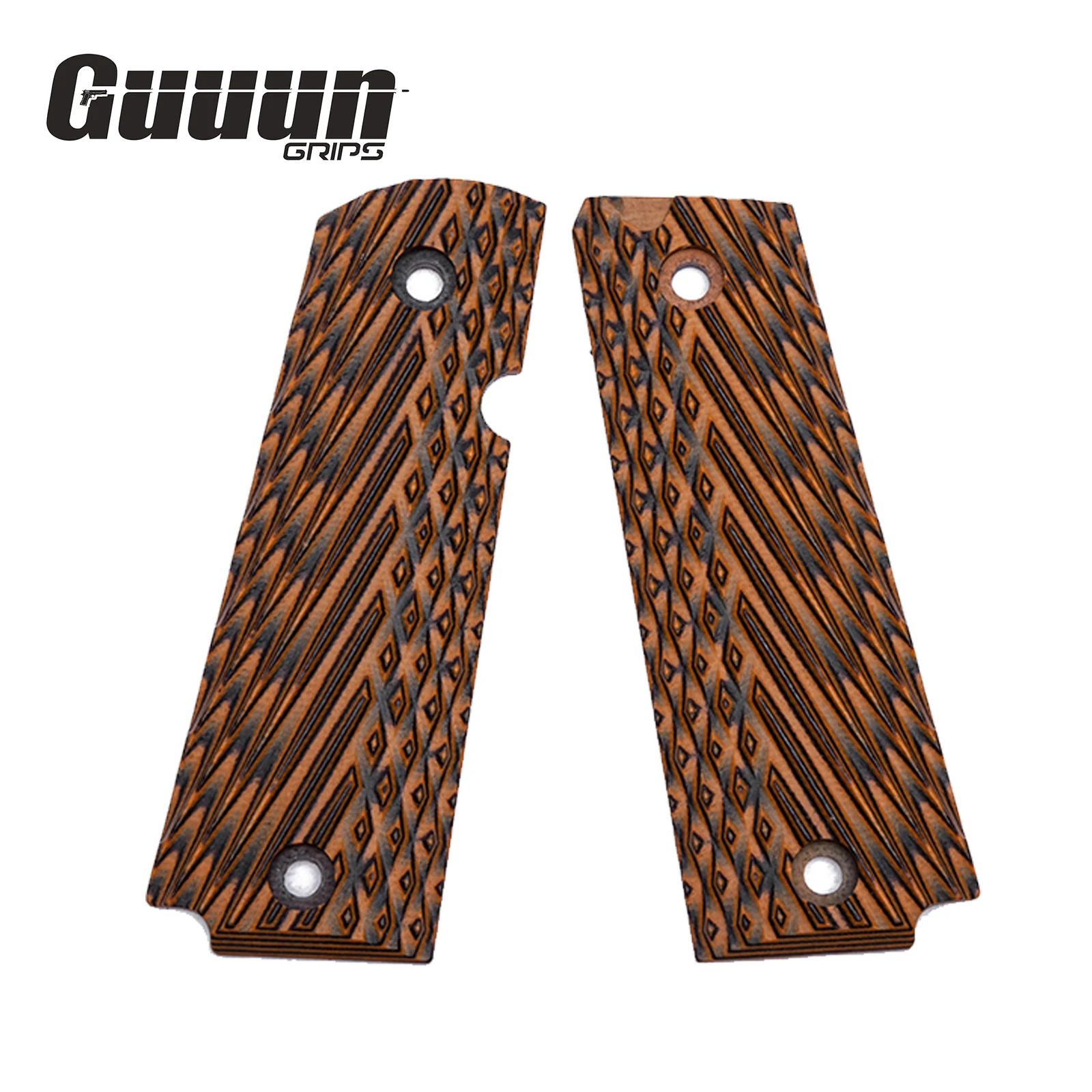 Guuun G10 Grips for Rock Island Baby Rock 380OPS Eagle Wings Diamond Texture 4 Color Options
Guuun G10 Grips for Rock Island Baby Rock 380OPS Eagle Wings Diamond Texture 4 Color Options