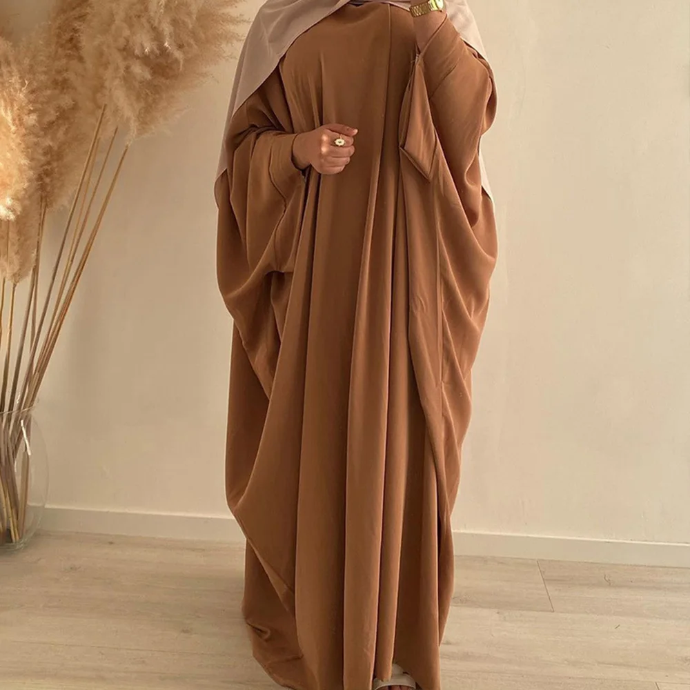 Muslim Women's Hijab Dress Prayer Clothes Bat Wing Robe Islamic Dubai Arabian Turkish Saudi Arabian Robe 2023 Latest Style
Muslim Women's Hijab Dress Prayer Clothes Bat Wing Robe Islamic Dubai Arabian Turkish Saudi Arabian Robe 2023 Latest Style