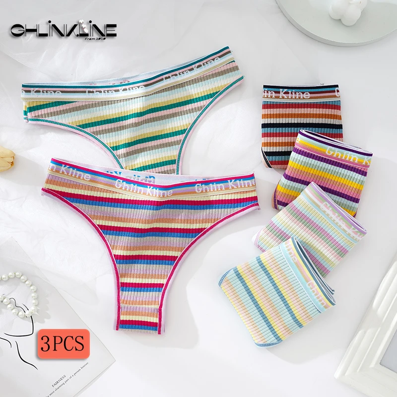 Women Thongs Panties 2022 Colorful Stripped Ladies Gstring Low Waist Sexy String Muitiple Size Bodys Lingerie For Women
Women Thongs Panties 2022 Colorful Stripped Ladies Gstring Low Waist Sexy String Muitiple Size Bodys Lingerie For Women