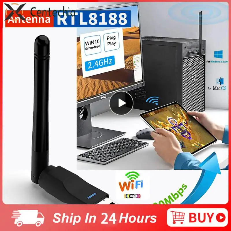 Portable Lan Wi-fi Receiver Usb Wifi External Antenna 150mbps For Pc 2.4g Antenna Usb Wireless Network Card Computer Accessories 
Portable Lan Wi-fi Receiver Usb Wifi External Antenna 150mbps For Pc 2.4g Antenna Usb Wireless Network Card Computer Accessories