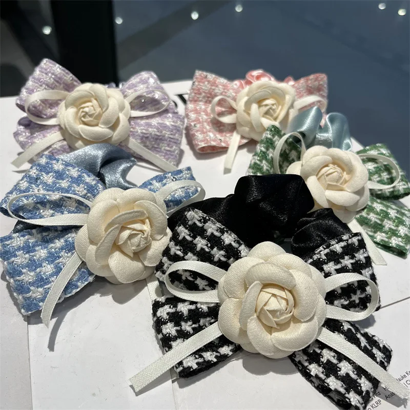 Camellia Hair Tie Scrunchies for Women Girl Bowknot Flower Floral Elastic Hairband Fashion Hair Accessories
Camellia Hair Tie Scrunchies for Women Girl Bowknot Flower Floral Elastic Hairband Fashion Hair Accessories