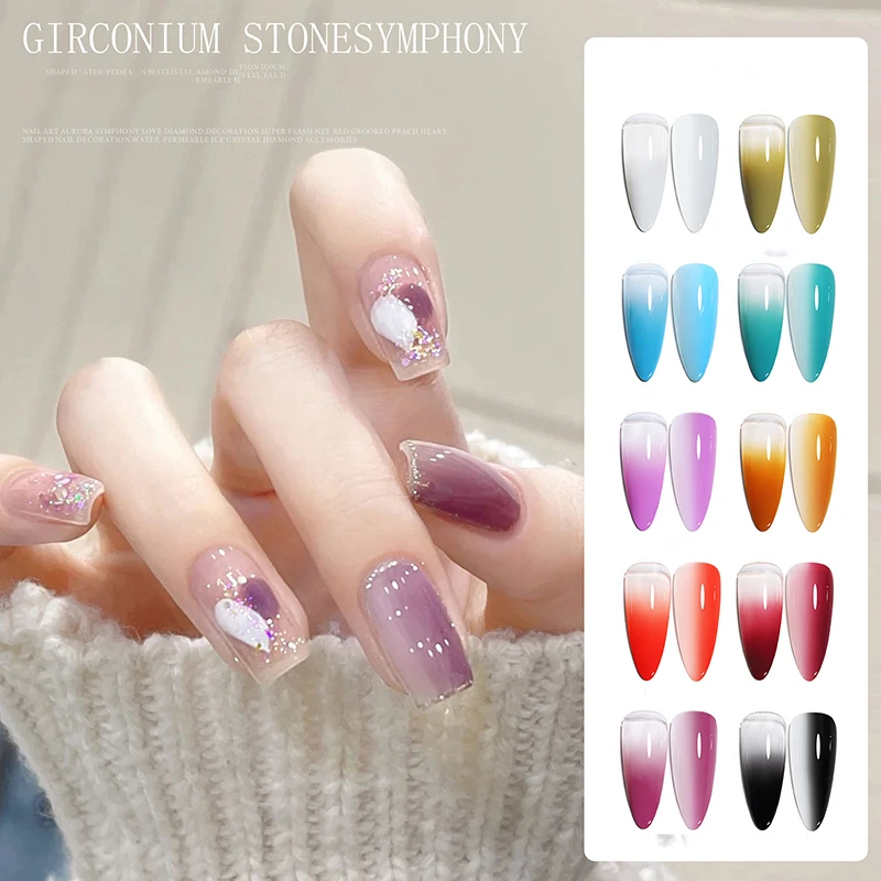 8ml Gradient Painting Gel Lasting Cream Nail Semi Permanent Nail Art Manicure Soak Off LED UV Gel Nail Varnishes Nail Art Design
8ml Gradient Painting Gel Lasting Cream Nail Semi Permanent Nail Art Manicure Soak Off LED UV Gel Nail Varnishes Nail Art Design