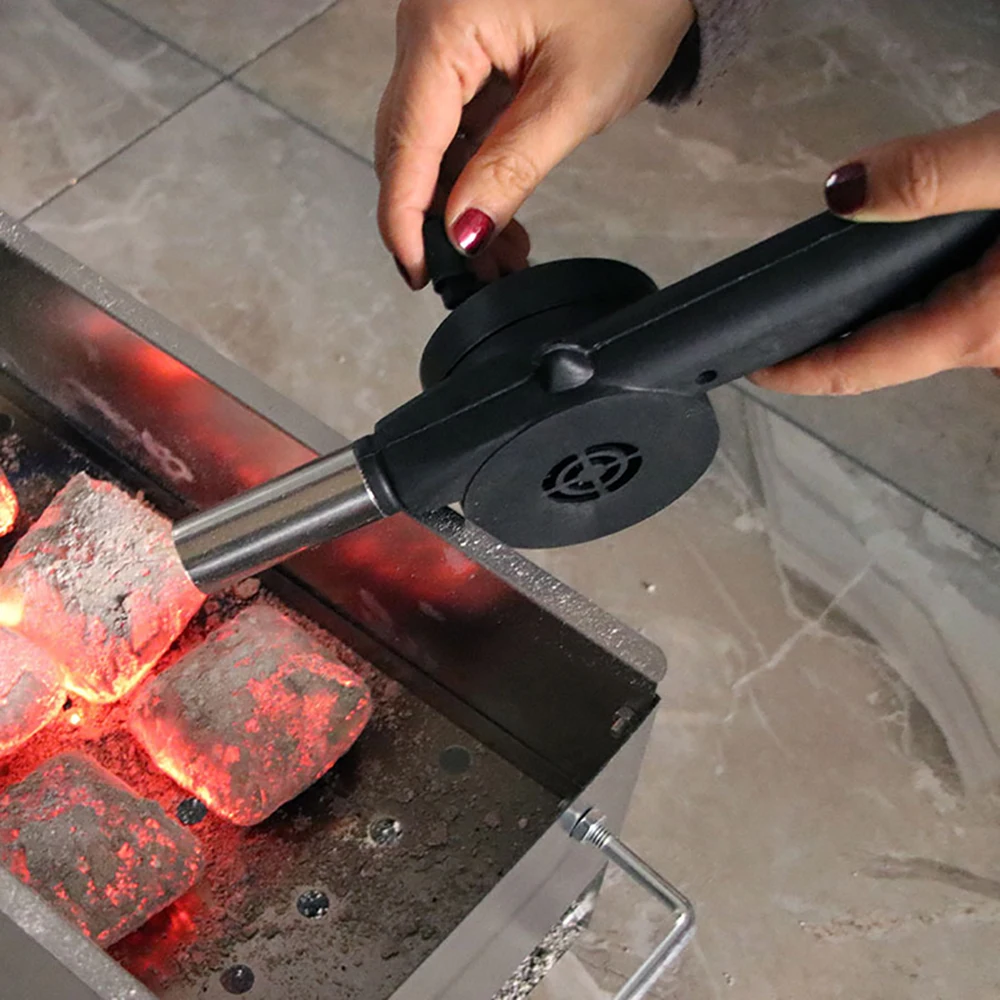 Mini Portable BBQ Grill Hand-cranked Air Blower Barbecue Fan Fire Bellows Picnic Camping Accessories Outdoor Tools 2023
Mini Portable BBQ Grill Hand-cranked Air Blower Barbecue Fan Fire Bellows Picnic Camping Accessories Outdoor Tools 2023