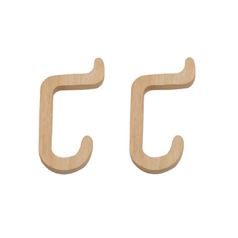 LUDA 2 Pieces Wall Hooks, Oak Wall Hooks, Wooden Coat Rack Hangers, for Coat Hooks / Bathroom Kitchen
LUDA 2 Pieces Wall Hooks, Oak Wall Hooks, Wooden Coat Rack Hangers, for Coat Hooks / Bathroom Kitchen