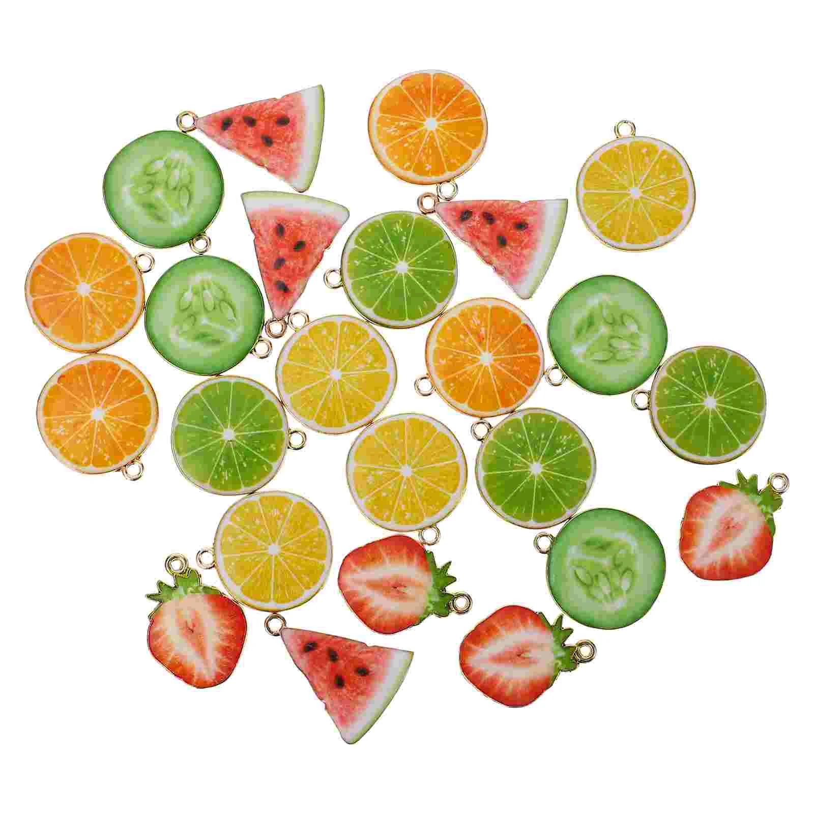 Charms Charm Fruit Dangle Pendant Bracelet Strawberry Making Pendants Slice Orange Necklace Keychain Jewelry Alloy Craft Bead
Charms Charm Fruit Dangle Pendant Bracelet Strawberry Making Pendants Slice Orange Necklace Keychain Jewelry Alloy Craft Bead