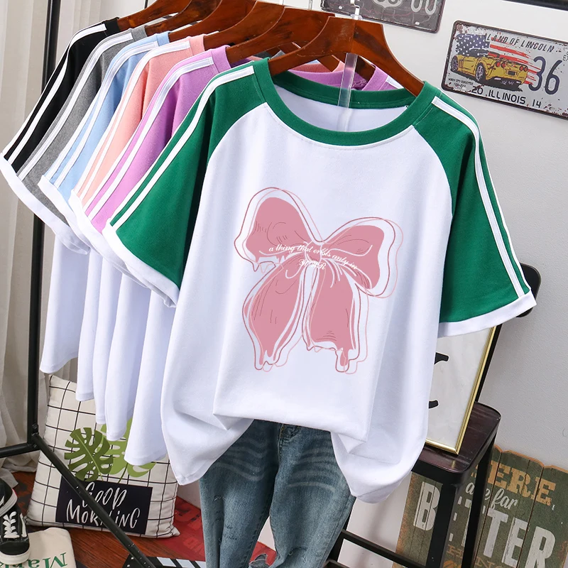DAYIFUN 100% Cotton Plus Size T Shirt L-4XL Tshirt Short Sleeve Women Summer Butterfly Print Casual O Neck Oversized T Shirts
DAYIFUN 100% Cotton Plus Size T Shirt L-4XL Tshirt Short Sleeve Women Summer Butterfly Print Casual O Neck Oversized T Shirts