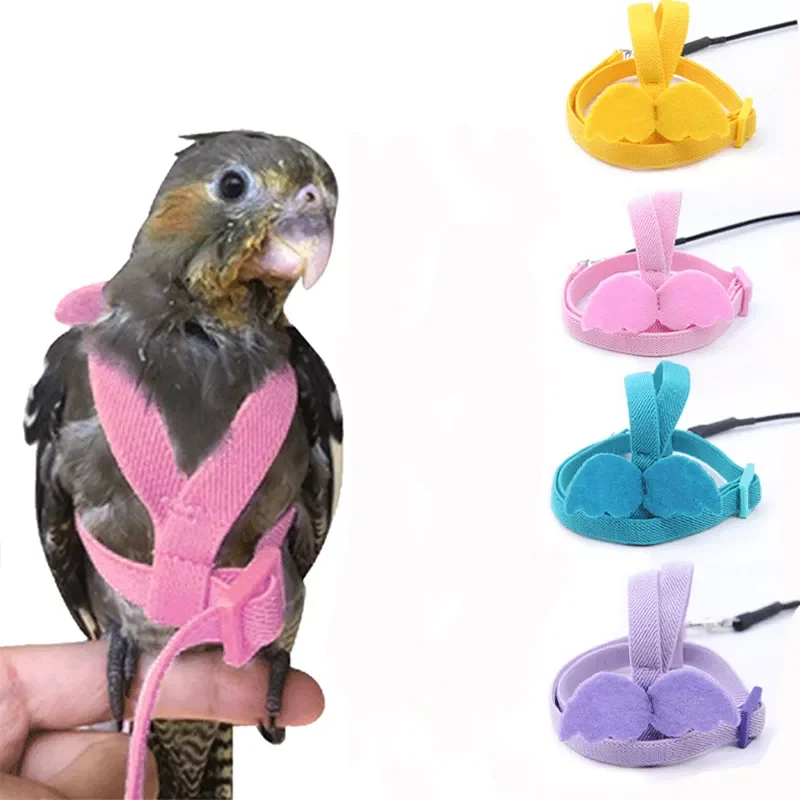 Harness and Leash Set Adjustable Outdoor Flying Training Rope With Wing for Small Medium Birds Cockatiel, Macaw, Budgie
Harness and Leash Set Adjustable Outdoor Flying Training Rope With Wing for Small Medium Birds Cockatiel, Macaw, Budgie