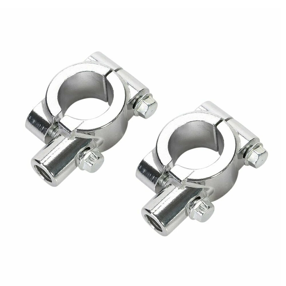 2pcs Motorcycle HandleBar Mirror Mount Clamp Duralumin Rear View Mirror Holder Bracket 7/8'' 22mm Universal NEW
2pcs Motorcycle HandleBar Mirror Mount Clamp Duralumin Rear View Mirror Holder Bracket 7/8'' 22mm Universal NEW