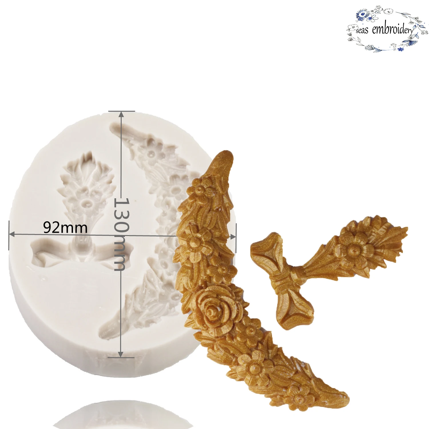 Flower Bow Silicone Mold Chocolate Dessert Lace Decoration Supplies DIY Cake Pastry Fondant Moulds Resin Kitchen Baking Tool
Flower Bow Silicone Mold Chocolate Dessert Lace Decoration Supplies DIY Cake Pastry Fondant Moulds Resin Kitchen Baking Tool
