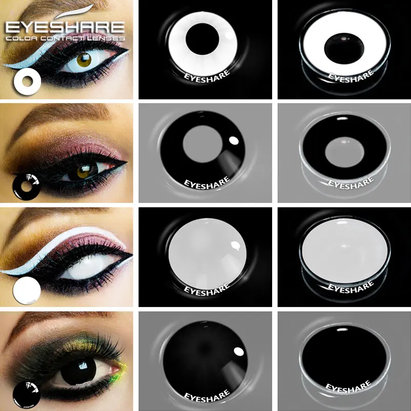 Цветные контактные линзы EYESHARE для косплея, 1 пара, цветные контакты ed для глаз, косметика, Хэллоуин, аниме, макияж, цветные сумасшедшие линзы, ...
Цветные контактные линзы EYESHARE для косплея, 1 пара, цветные контакты ed для глаз, косметика, Хэллоуин, аниме, макияж, цветные сумасшедшие линзы, ...