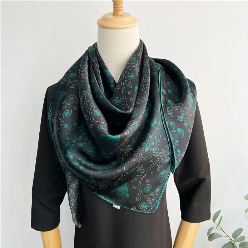 Scarves for Hijab 100% Mulberry Silk Stole Brand Fashion Printing Shawl Hand Rolled Edges Silk Scarf Woman Retro Headband 2022
Scarves for Hijab 100% Mulberry Silk Stole Brand Fashion Printing Shawl Hand Rolled Edges Silk Scarf Woman Retro Headband 2022