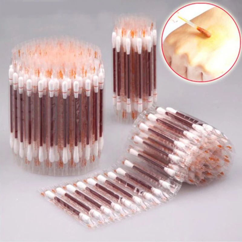 50pcs/lot Medical Alcohol Disposable Emergency Cotton Stick Iodine Swab Disinfected Swab for Children Adults Baby Cotton Swab
50pcs/lot Medical Alcohol Disposable Emergency Cotton Stick Iodine Swab Disinfected Swab for Children Adults Baby Cotton Swab