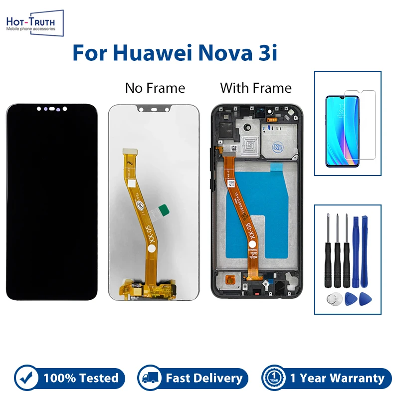100% Протестировано для смартфона Huawei nova 3i, ЖК-дисплей, сенсорный экран, замена в сборе для смартфона Huawei
100% Протестировано для смартфона Huawei nova 3i, ЖК-дисплей, сенсорный экран, замена в сборе для смартфона Huawei