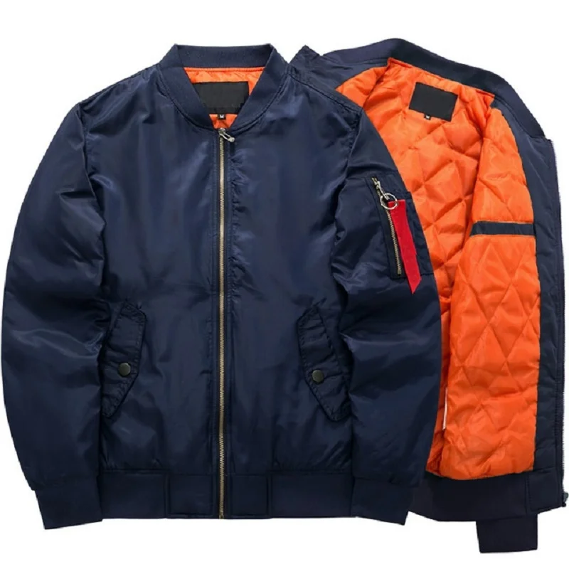 

New Fashion Brand Mens Casual Jacket Large Size Men Pilot Bomber Jacket Male Plus Size XXXXL 6XL 7XL 8XL Overcoat