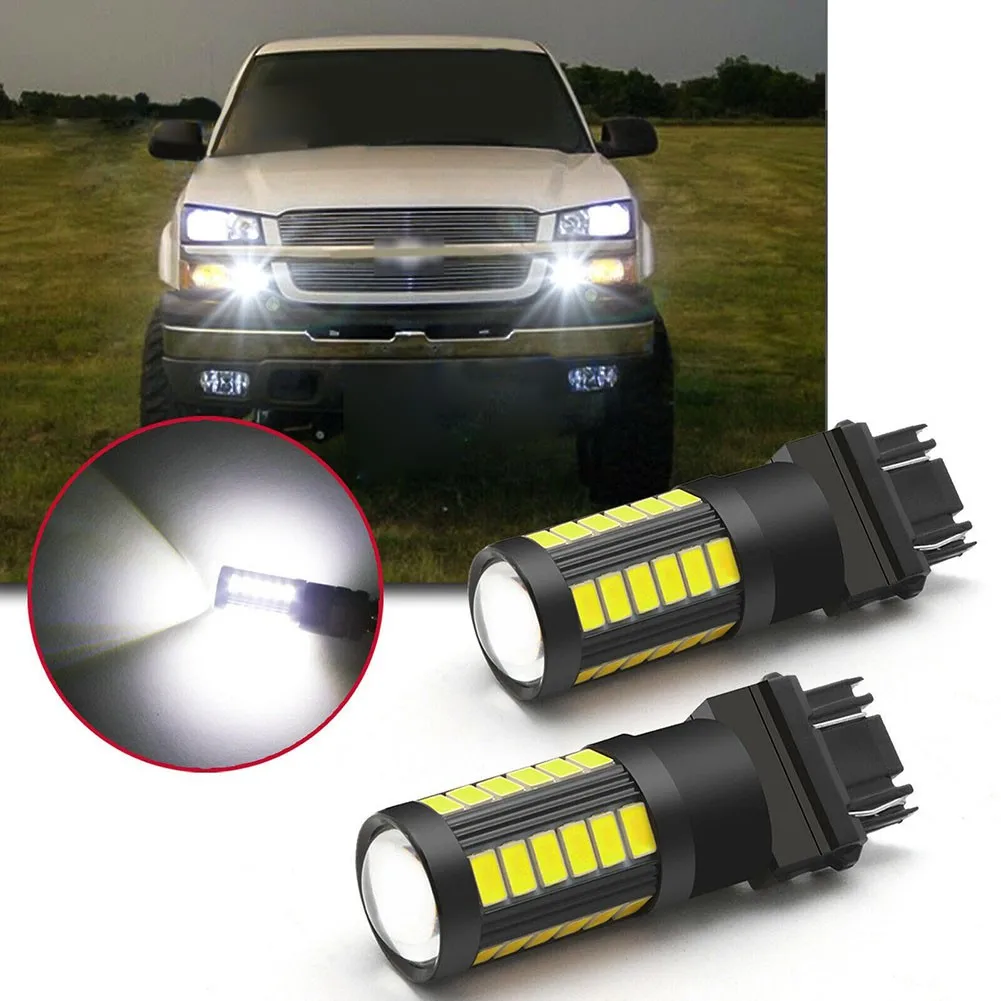 2pcs/set Car T3157 White LED Bulbs Daytime Running Lights DRL Replacement Accessories For Chevy Silverado 1500
2pcs/set Car T3157 White LED Bulbs Daytime Running Lights DRL Replacement Accessories For Chevy Silverado 1500