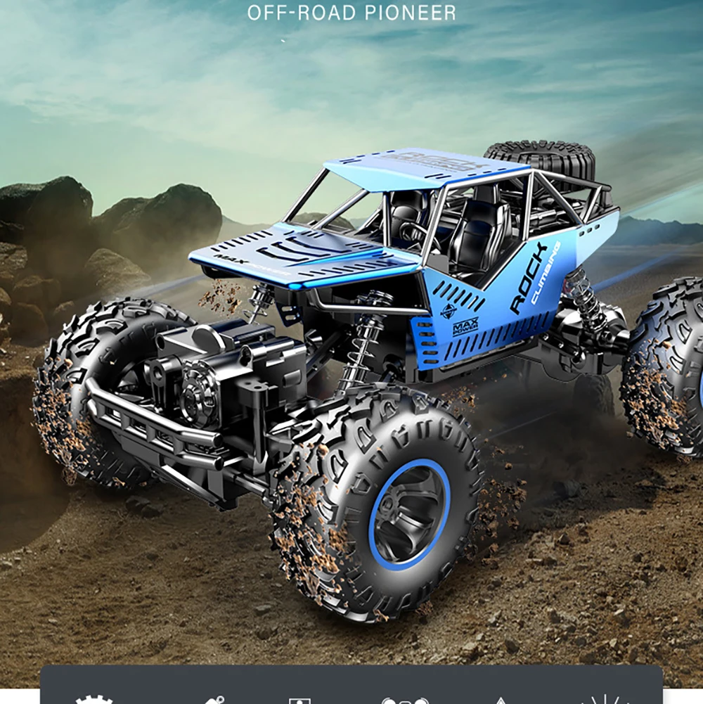 Simulation 1:16 Alloy Climbing Car Mountain Bigfoot Four Wheel Drive Remote Control Car Toy Model Light Off-Road Vehicle
Simulation 1:16 Alloy Climbing Car Mountain Bigfoot Four Wheel Drive Remote Control Car Toy Model Light Off-Road Vehicle