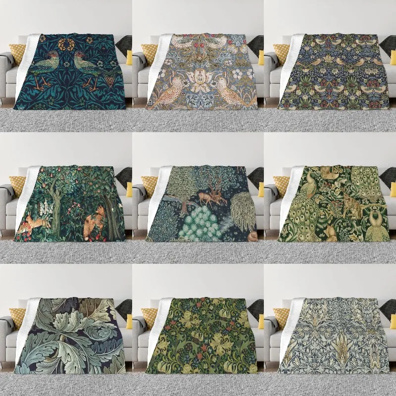 William Morris Deer Throw Blanket Sofa Fleece Warm Flannel Textile Pattern Blankets for Bedding Car Couch Bedspreads
William Morris Deer Throw Blanket Sofa Fleece Warm Flannel Textile Pattern Blankets for Bedding Car Couch Bedspreads