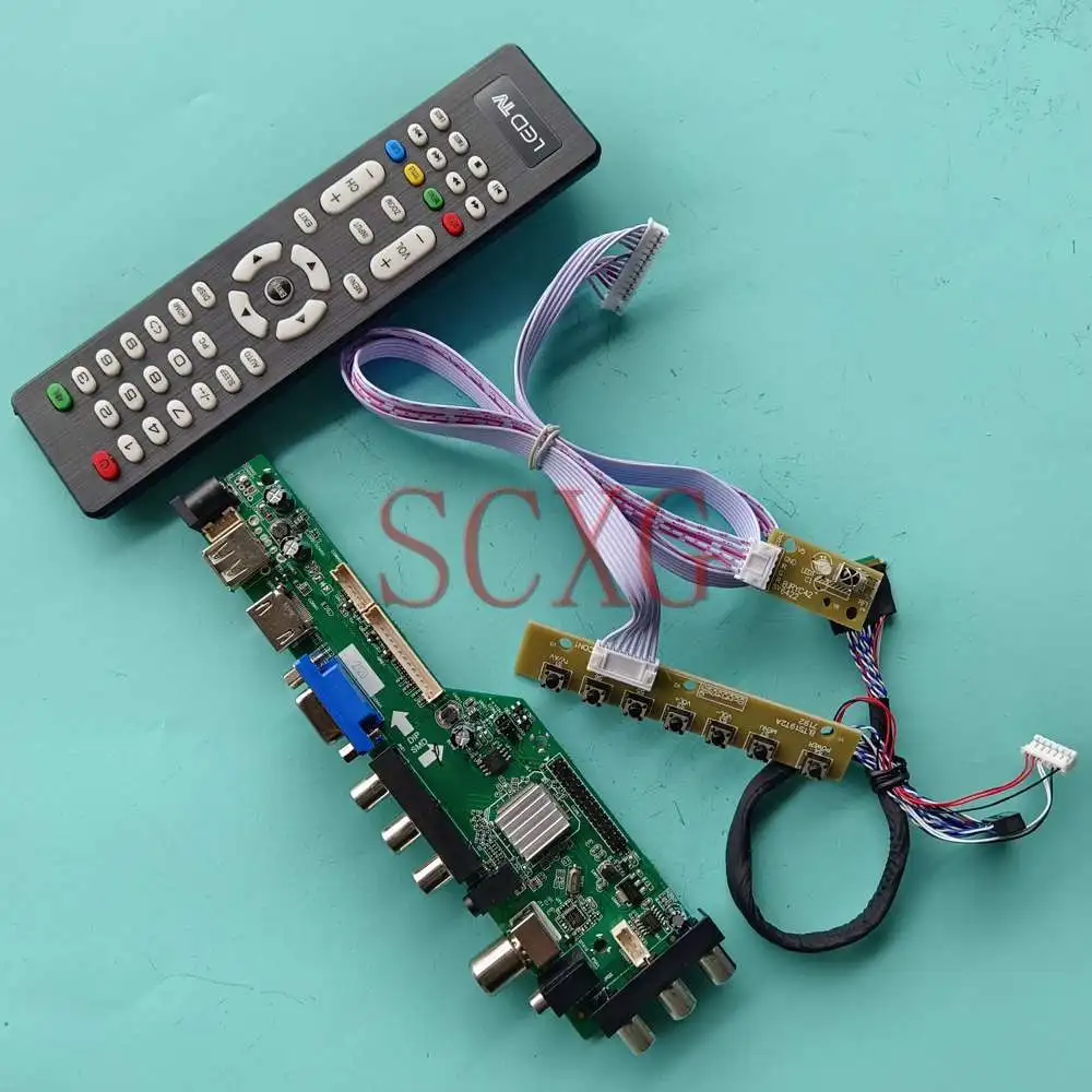 For LP156WH2-TLQ1 Display 1366 768 Digital Signal DVB 15.6" AV USB HDMI-Compatible VGA 40 Pin LVDS LCD Driver Control Board Kit
For LP156WH2-TLQ1 Display 1366 768 Digital Signal DVB 15.6" AV USB HDMI-Compatible VGA 40 Pin LVDS LCD Driver Control Board Kit
