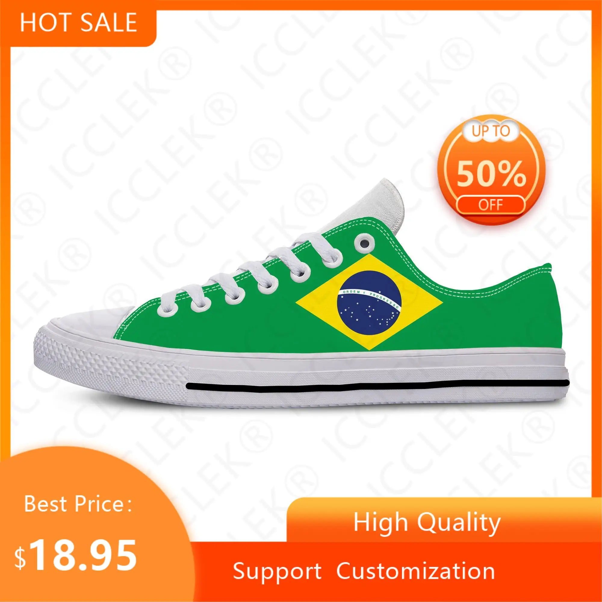 Brazil Flag Low Top Sneakers Mens Womens Teenager Hot Casual Shoes Canvas Running Shoes 3D Printed Breathable Lightweight Shoe
Brazil Flag Low Top Sneakers Mens Womens Teenager Hot Casual Shoes Canvas Running Shoes 3D Printed Breathable Lightweight Shoe