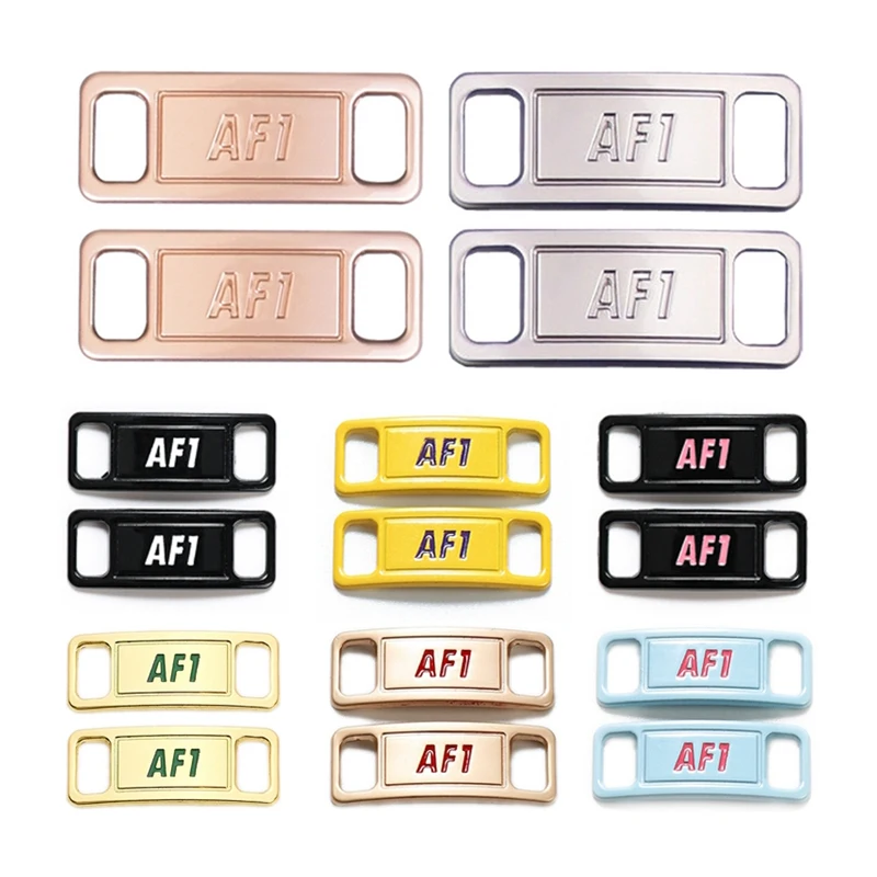 1 Pair Metal Shoelaces Buckle AF1 Shoe Decoration Suitable For All Shoes Sneakers Shoes Accessories Flat Shoelace Buckle
1 Pair Metal Shoelaces Buckle AF1 Shoe Decoration Suitable For All Shoes Sneakers Shoes Accessories Flat Shoelace Buckle