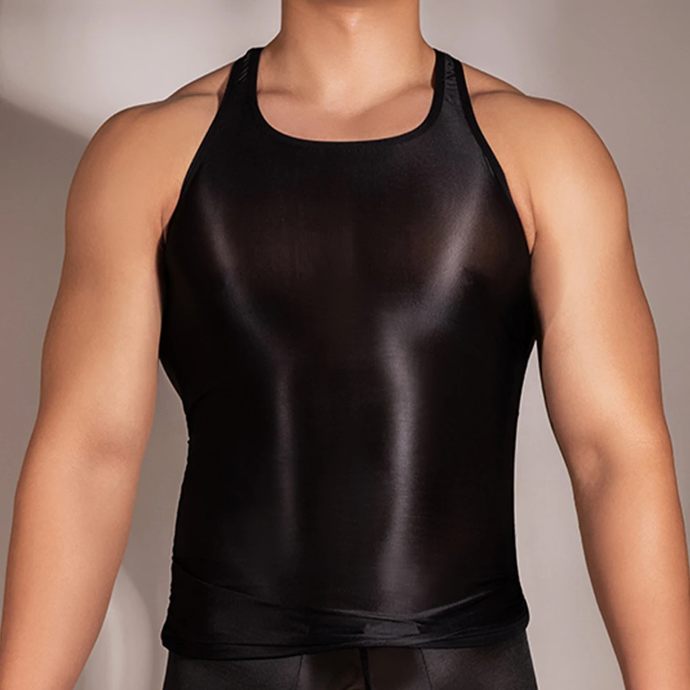 Men's Oil Glossy Sleeveless See Through Tank Top Vest Summer Sexy Gym Sport Bodybuilding Yoga Tops Tees Vests Clothing
Men's Oil Glossy Sleeveless See Through Tank Top Vest Summer Sexy Gym Sport Bodybuilding Yoga Tops Tees Vests Clothing