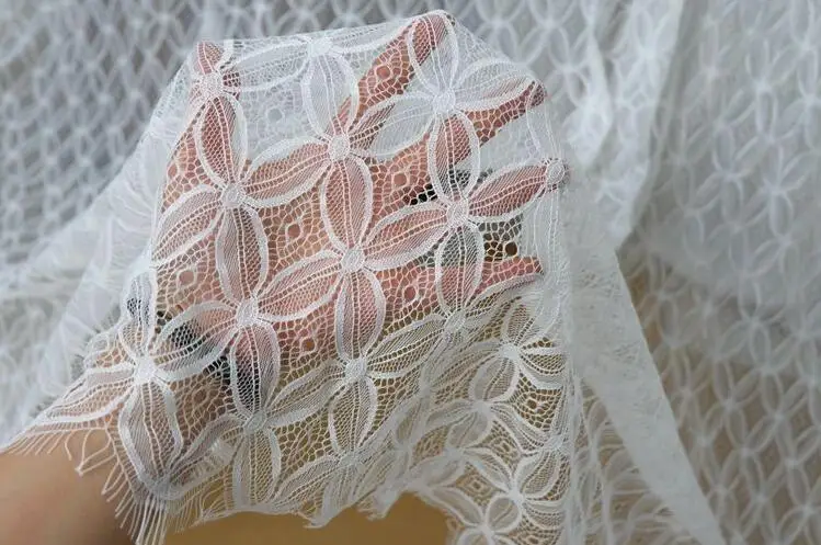 W1.5meter 3meter Quality Eyelashes Lace Fabric Accessories Hollow Out Clothes/Dress Accessories SC827
W1.5meter 3meter Quality Eyelashes Lace Fabric Accessories Hollow Out Clothes/Dress Accessories SC827