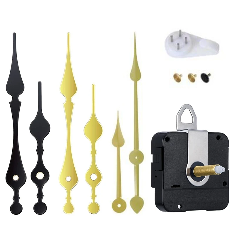 31MM Long Shaft Quartz Clock Movement Mechanism With 3 Different Pairs Hands DIY Clock Repair Tool Parts Replacement
31MM Long Shaft Quartz Clock Movement Mechanism With 3 Different Pairs Hands DIY Clock Repair Tool Parts Replacement
