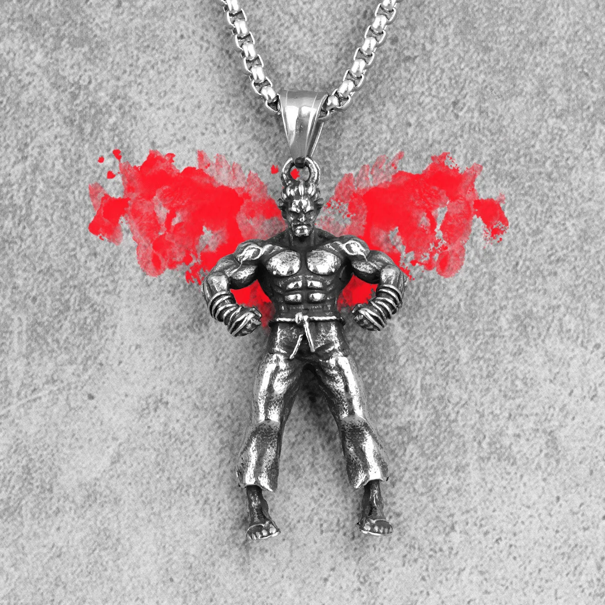Kung Fu Taekwondo Fitness Long Men Necklaces Pendants Chain for Boyfriend Male Stainless Steel Jewelry Creativity Gift Wholesale
Kung Fu Taekwondo Fitness Long Men Necklaces Pendants Chain for Boyfriend Male Stainless Steel Jewelry Creativity Gift Wholesale