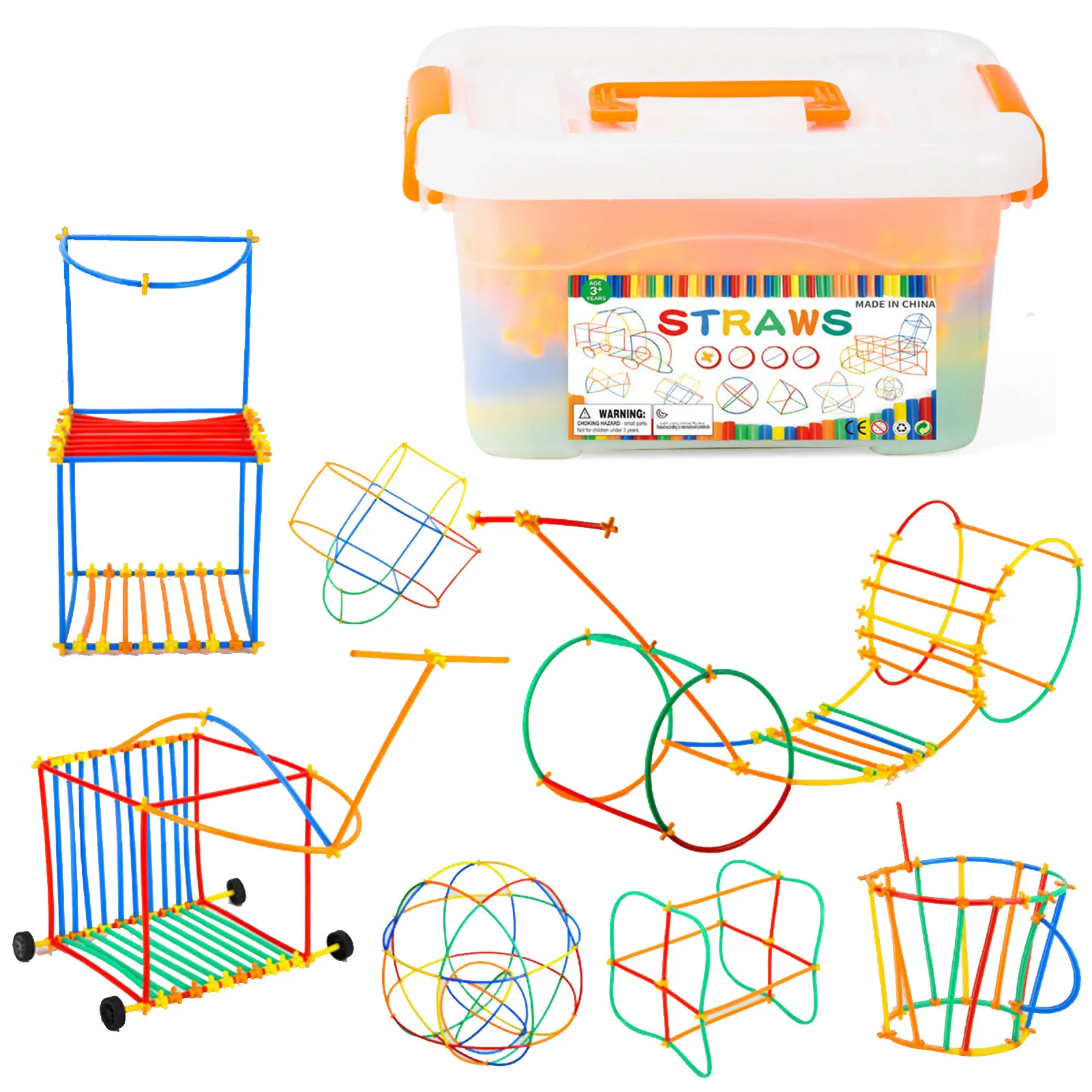 Straw Constructor Building Toys STEM Educational Building Sets Motor Skills Interlocking Engineering Toys DIY Build Innovative
Straw Constructor Building Toys STEM Educational Building Sets Motor Skills Interlocking Engineering Toys DIY Build Innovative