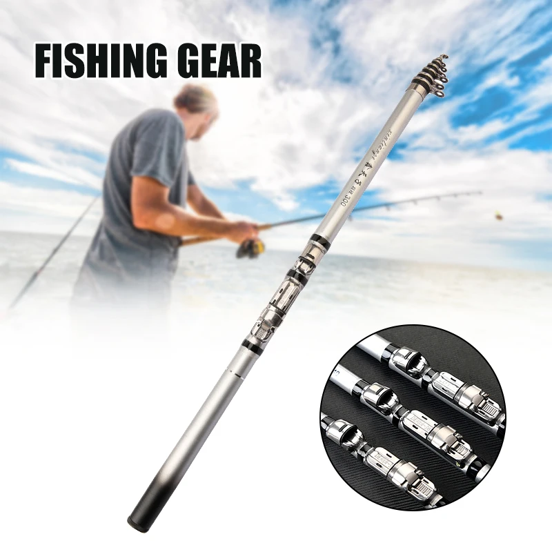 1.8M-3.0M Telescopic Rock Fishing Rod, Ultrashort FRP Hard Fishing pole,Spinning Rod handle pole for Travel Saltwater Freshwater
1.8M-3.0M Telescopic Rock Fishing Rod, Ultrashort FRP Hard Fishing pole,Spinning Rod handle pole for Travel Saltwater Freshwater
