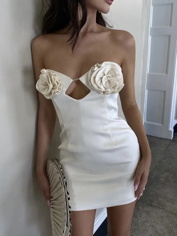 Laura Kors Winter Women Sexy Strapless Backless Floral Flower Beige Mini Bodycon Bandage Dress Elegant Evening Club Party Dress
Laura Kors Winter Women Sexy Strapless Backless Floral Flower Beige Mini Bodycon Bandage Dress Elegant Evening Club Party Dress