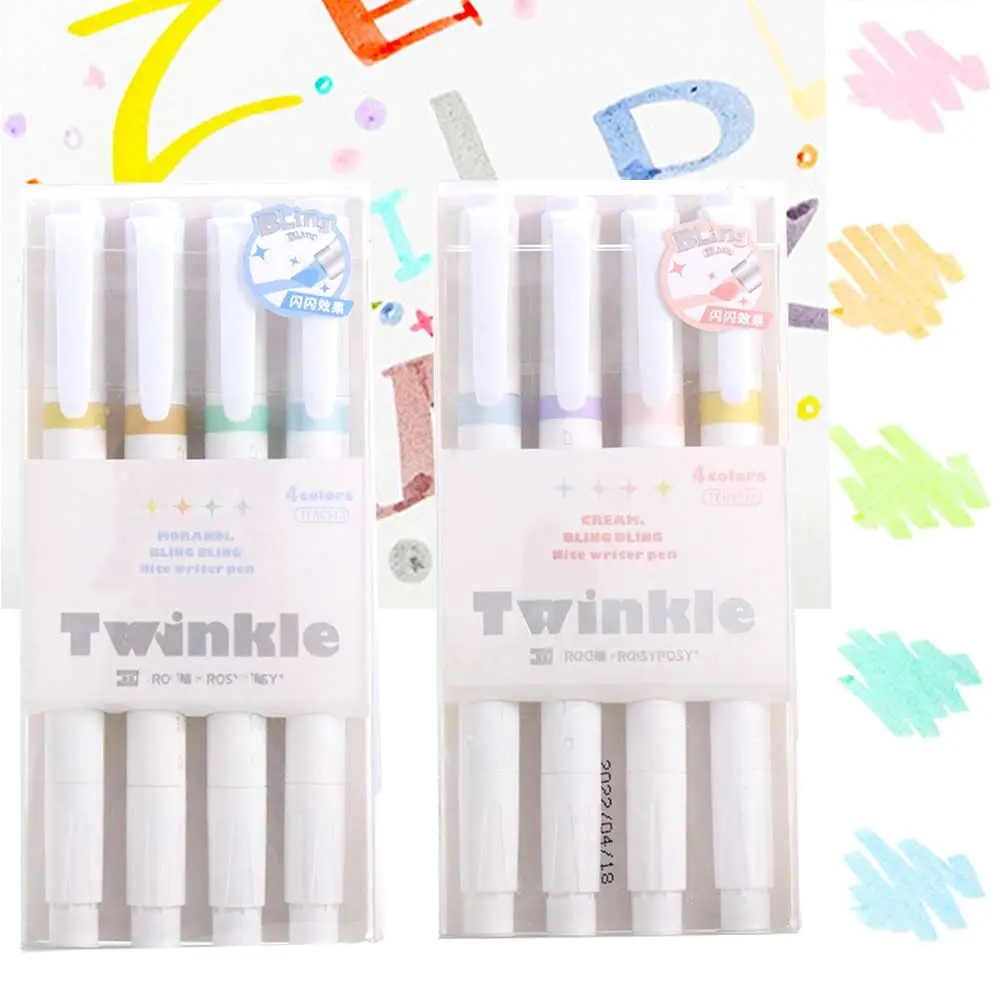 Scrapbook School Stationery Writing Pen Office Supplies Graffiti pen Marker pen Highlighter Liner Twinkle Highlighters
Scrapbook School Stationery Writing Pen Office Supplies Graffiti pen Marker pen Highlighter Liner Twinkle Highlighters
