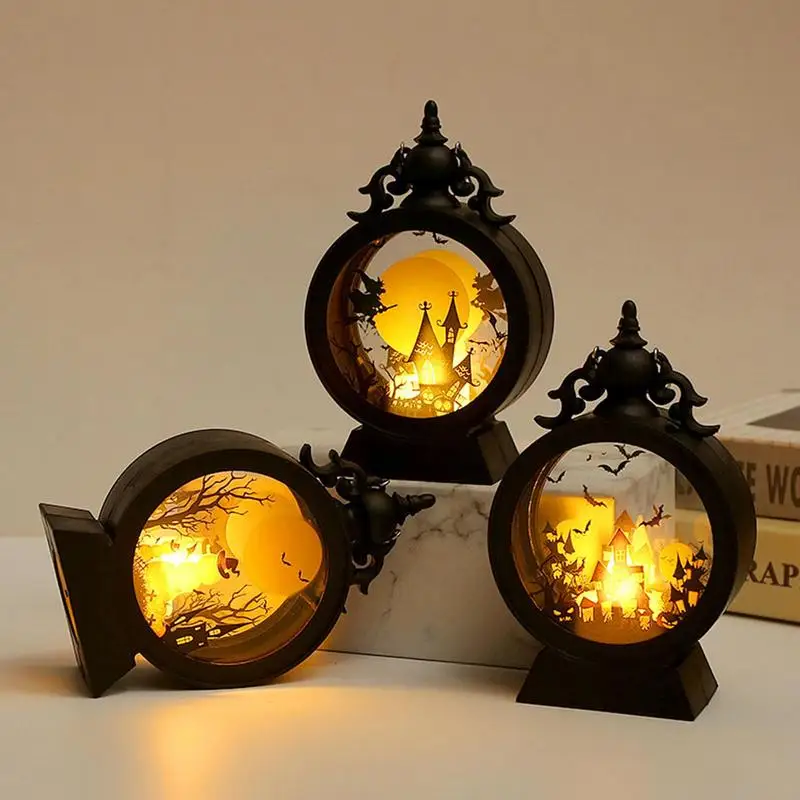 Halloween Lantern Portable Black Lantern For Windows Walls Decoration Gothic Vintage LED Pumpkin Lantern For Garden Decoration
Halloween Lantern Portable Black Lantern For Windows Walls Decoration Gothic Vintage LED Pumpkin Lantern For Garden Decoration