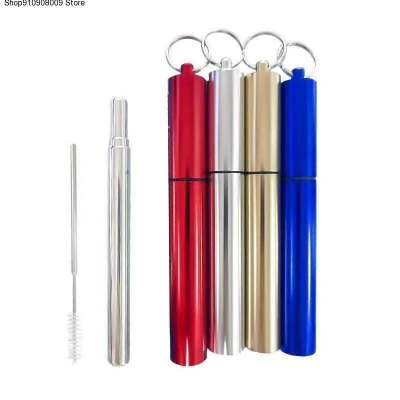 Portable Stainless Steel Telescopic Drinking Straw Travel Straw Reusable Straw with 1 Brush and Carry Case
Portable Stainless Steel Telescopic Drinking Straw Travel Straw Reusable Straw with 1 Brush and Carry Case