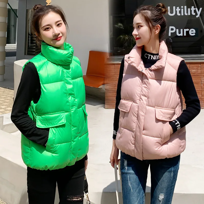 Elegant Fashion Warm Padded Jacket Sleeveless Women's Autumn and Winter Casual Loose Waistcoat Korean Version Short Vest Coats
Elegant Fashion Warm Padded Jacket Sleeveless Women's Autumn and Winter Casual Loose Waistcoat Korean Version Short Vest Coats