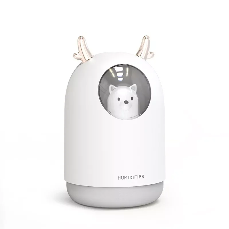 Home Appliances USB Humidifier 300ml Cute Pet Ultrasonic Cool Mist Aroma Air Oil Diffuser Romantic Color LED Lamp Humidificador
Home Appliances USB Humidifier 300ml Cute Pet Ultrasonic Cool Mist Aroma Air Oil Diffuser Romantic Color LED Lamp Humidificador