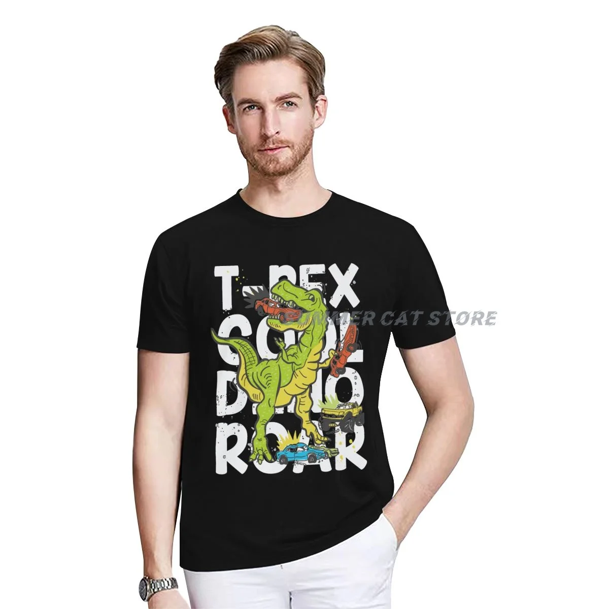 Men Women T-shirt Summer Cotton Hand Drawn Dinosaur For T77 O-neck Short-sleeved Couple Casual T-shirt
Men Women T-shirt Summer Cotton Hand Drawn Dinosaur For T77 O-neck Short-sleeved Couple Casual T-shirt