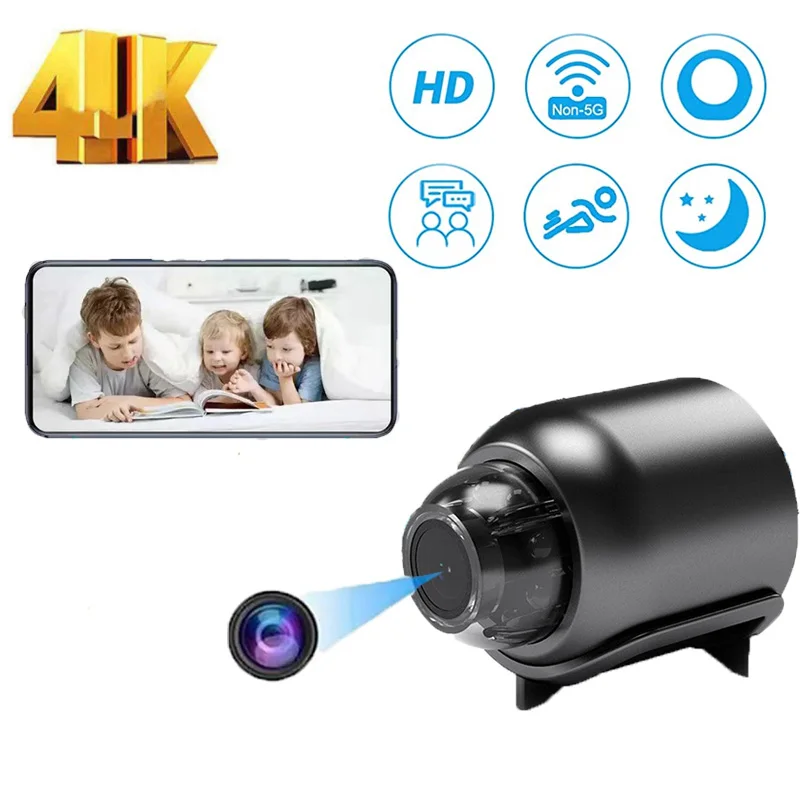 Mini Camera Wifi Wireless Camcorder Video Voice Recorder Night Vision Motion Detect Surveillance HD 1080P Security Monitor
Mini Camera Wifi Wireless Camcorder Video Voice Recorder Night Vision Motion Detect Surveillance HD 1080P Security Monitor