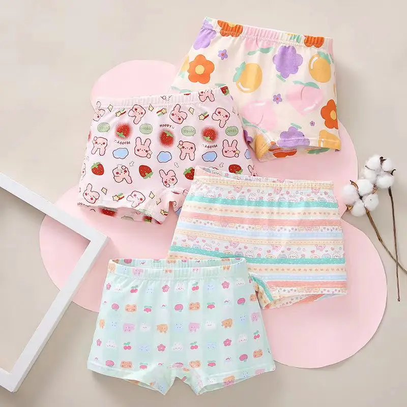 Girls Briefs Fine Cotton Underwear Cute Designs Printing Panties Kids Breathable Soft Healthy Underpants Girls Boxer 4pcs/Lot
Girls Briefs Fine Cotton Underwear Cute Designs Printing Panties Kids Breathable Soft Healthy Underpants Girls Boxer 4pcs/Lot