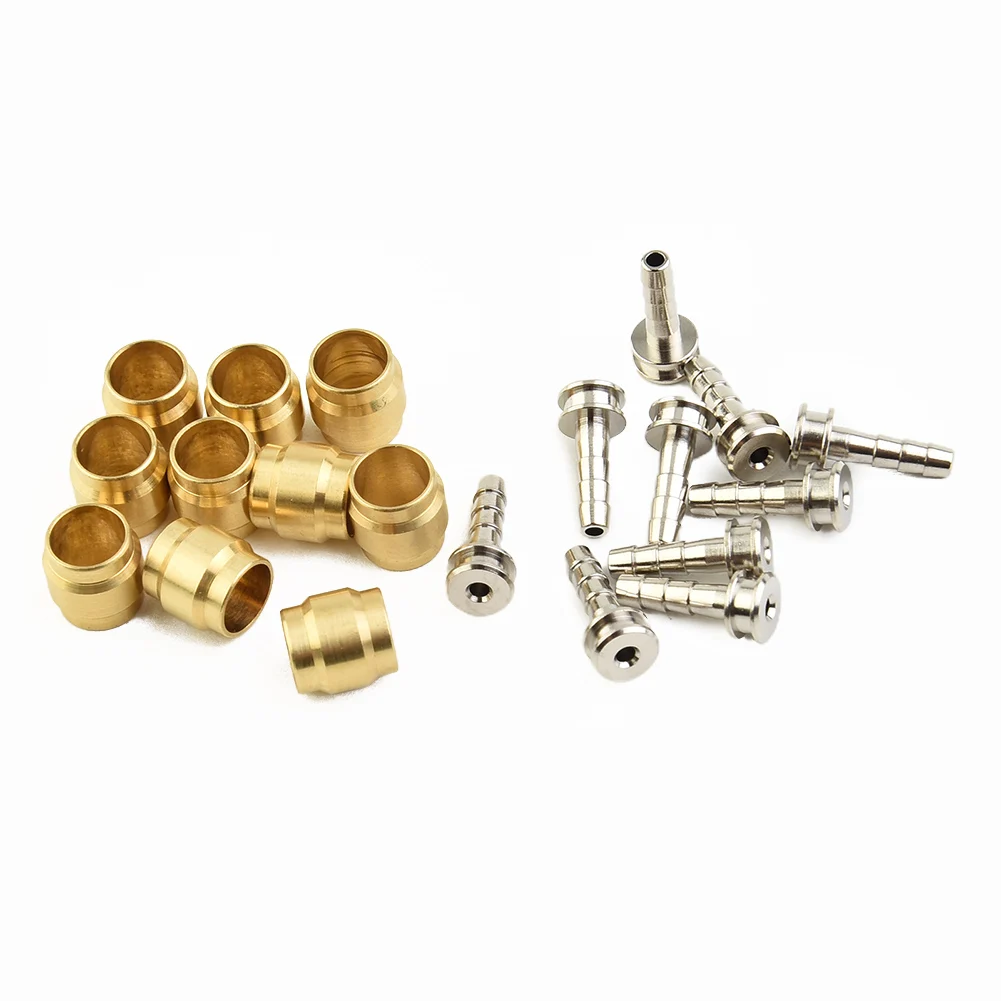 T-head Needle MTB Olive Connector 10 Set Aluminum Alloy No Oil Leakage Stainless Steel Aluminum Alloy + Stainless Steel
T-head Needle MTB Olive Connector 10 Set Aluminum Alloy No Oil Leakage Stainless Steel Aluminum Alloy + Stainless Steel