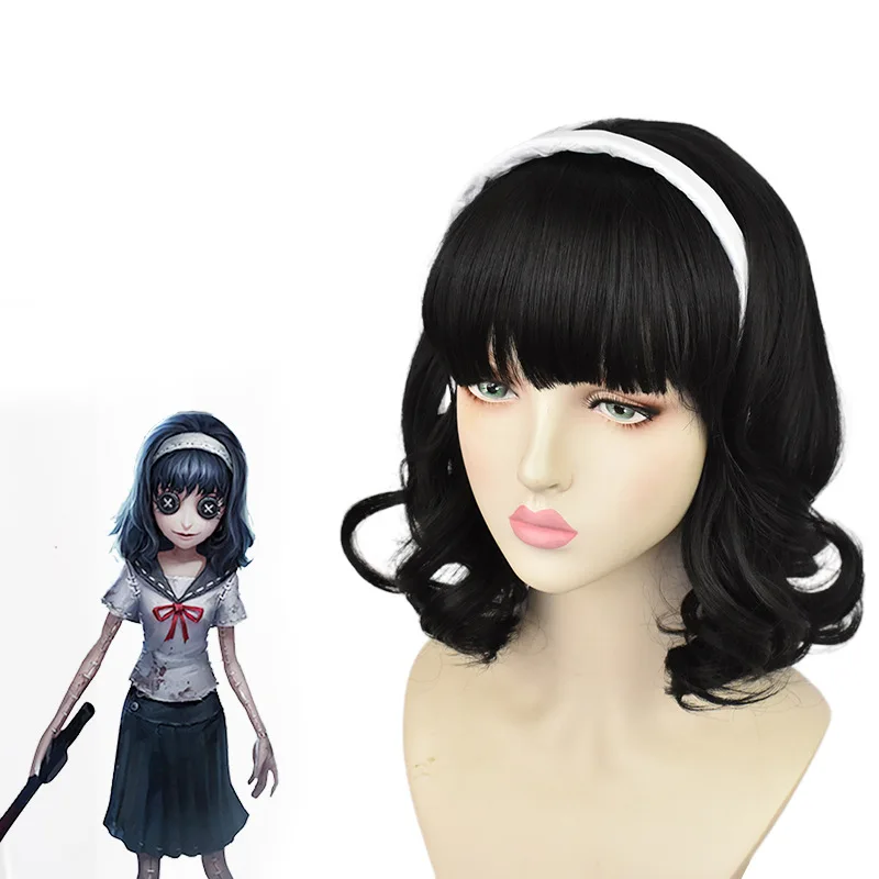 Tomie Kawakami Wig Identity V Cosplay Costume Retro Style Short Wavy Synthetic Black Wigs Rockabilly Vintage Wigs For Women
Tomie Kawakami Wig Identity V Cosplay Costume Retro Style Short Wavy Synthetic Black Wigs Rockabilly Vintage Wigs For Women