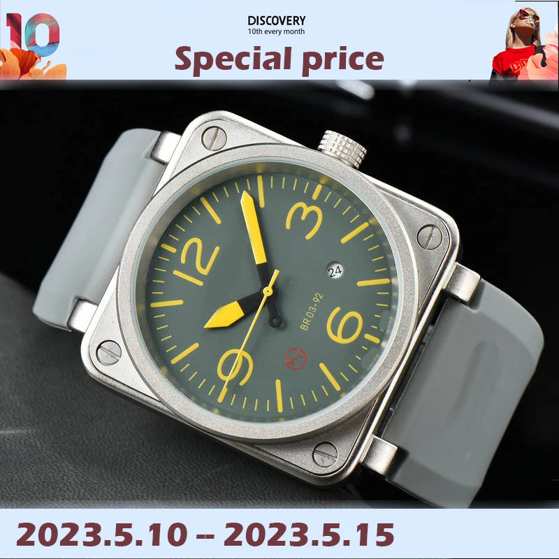 Brand Men's Multi-function Automatic Mechanical Calendar BR The Same Belt Watch Wrist Watches for Men Automatic
Brand Men's Multi-function Automatic Mechanical Calendar BR The Same Belt Watch Wrist Watches for Men Automatic