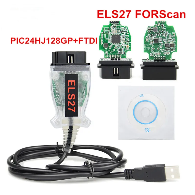 Quallity ELS27 FORScan V2.3.8 OBD2 Scanner PIC24HJ128GP FTDI Mircochip Multi Language ELS 27 for Ford/Mazda/Lincoln/Mercury
Quallity ELS27 FORScan V2.3.8 OBD2 Scanner PIC24HJ128GP FTDI Mircochip Multi Language ELS 27 for Ford/Mazda/Lincoln/Mercury