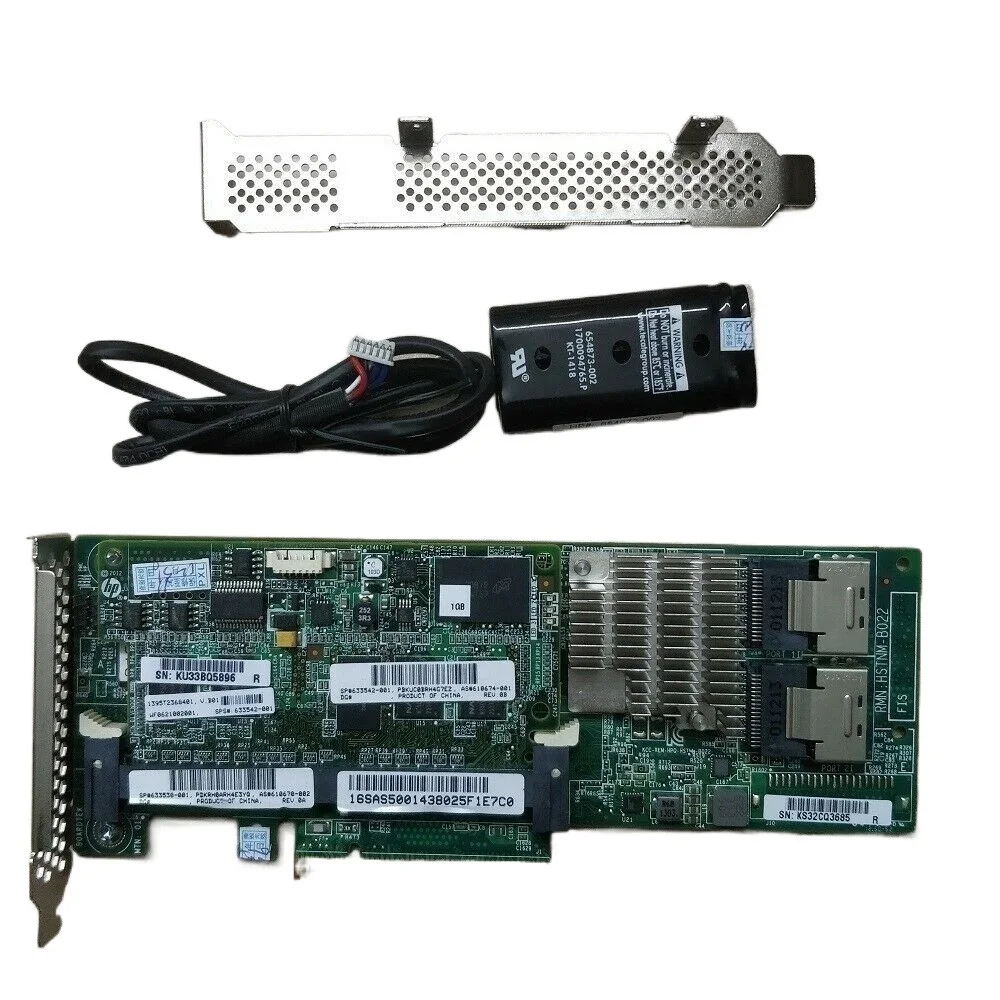 Контроллер SAS с аккумулятором для HP 631670-B21 Smart Array P420 1 ГБ FBWC 6 ГБ 2 порта
Контроллер SAS с аккумулятором для HP 631670-B21 Smart Array P420 1 ГБ FBWC 6 ГБ 2 порта