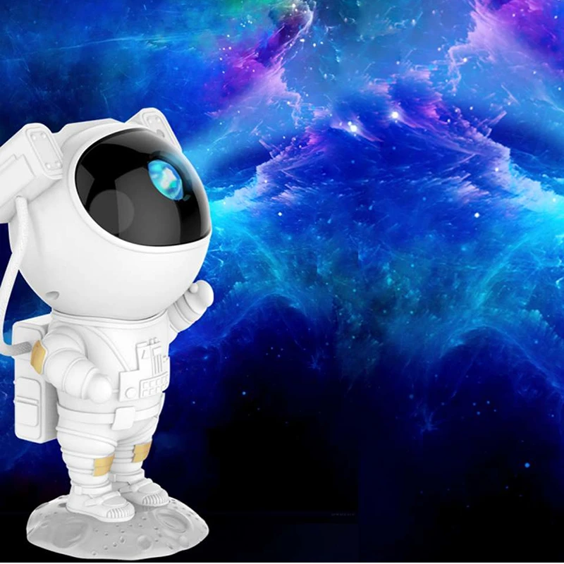 

Galaxy Star Projector LED Astronaut Starry Sky Night Lamp Star Light Nebula Projection Bedroom Decoration Home Nightlight Gift