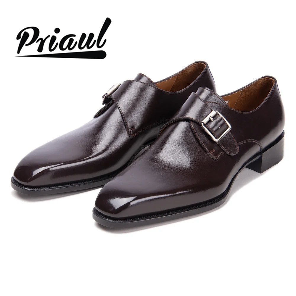 Spring Summer Autumn Winter Men's Leather Shoes with Single Buckle Leather Fashion Handmade Monk Banquet Shoes Wedding Leather S
Spring Summer Autumn Winter Men's Leather Shoes with Single Buckle Leather Fashion Handmade Monk Banquet Shoes Wedding Leather S